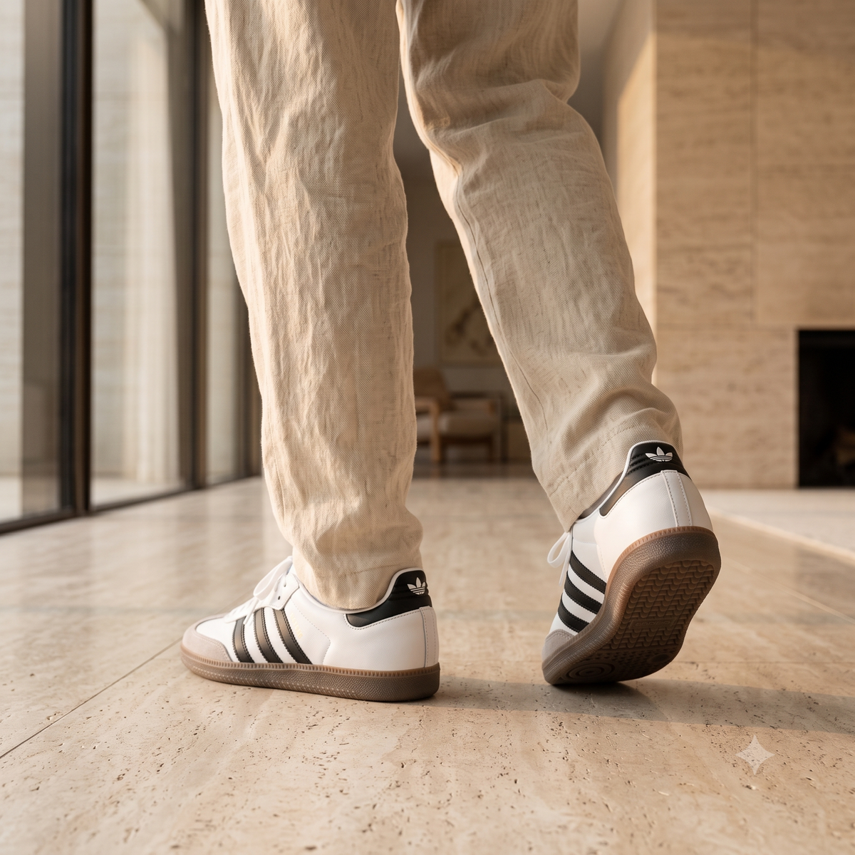 Adidas Samba White