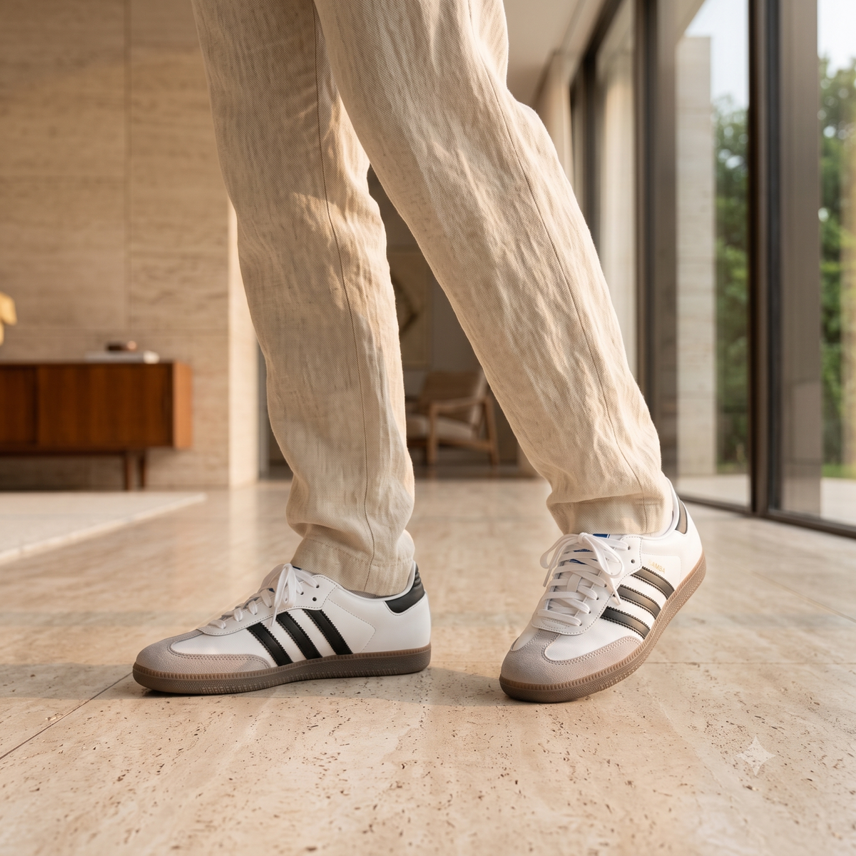 Adidas Samba White