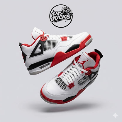Retro 4 Fire Red