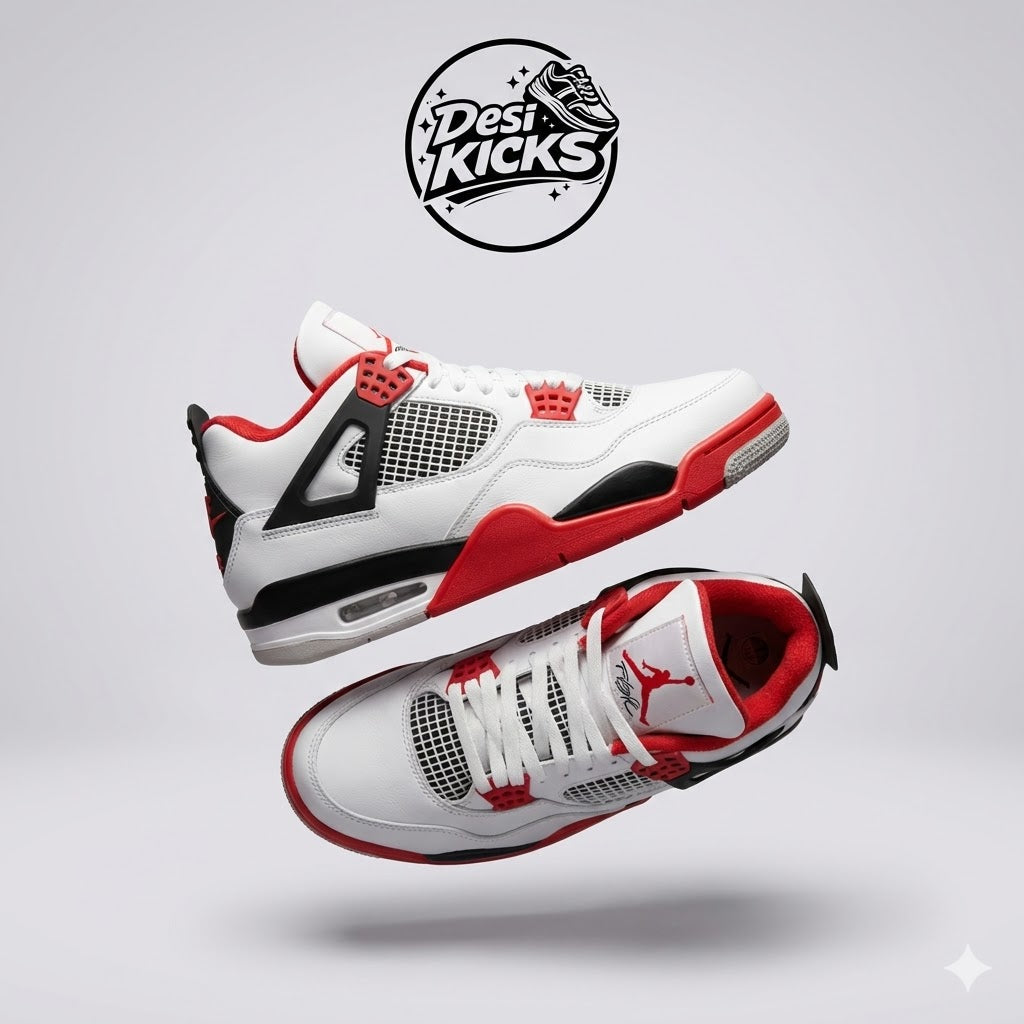 Retro 4 Fire Red