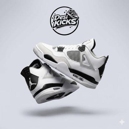 Retro 4 Military Black