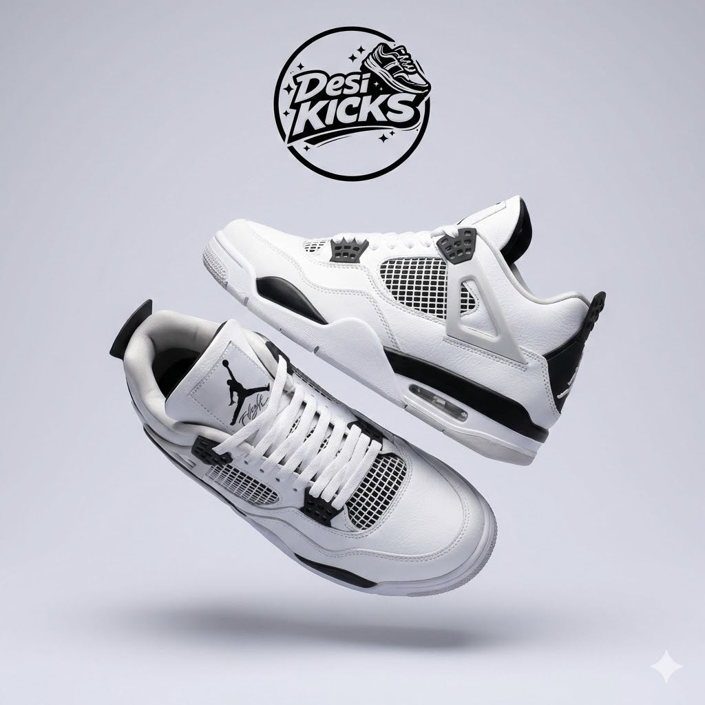 Retro 4 Military Black