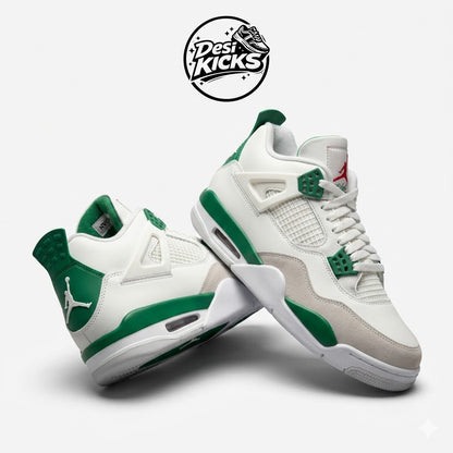 Retro 4 White Green